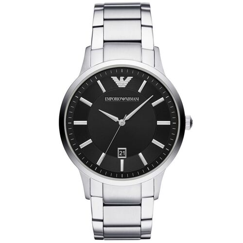 Montre Emporio Armani En Acier Gris