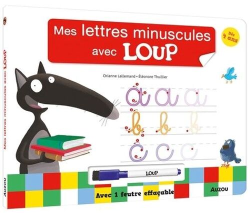 Les Lettres Minuscules Avec Loup - Avec 1 Feutre Effaçable