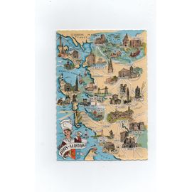 Les Provinces Françaises - Aunis Et Saintonge - Carte Artaud Père Et Fils, Nantes.