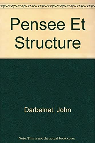 Pensee Et Structure