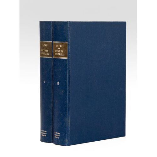 Oeuvres Diverses Contenant Les Plaidoyers, Harangues, Lettres Et Vies De Quelques-Uns De Ses Amis ( 2 Tomes, Complet - Réimpression De L'édition De P