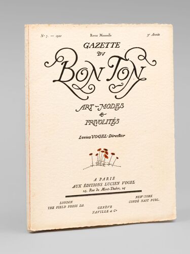 Gazette Du Bon Ton. Art - Modes & Frivolités. Année 1920 - 3e Année - Numéro 7 - Revue Mensuelle [ Avec 5 Planches En Couleurs Sur 11 ]