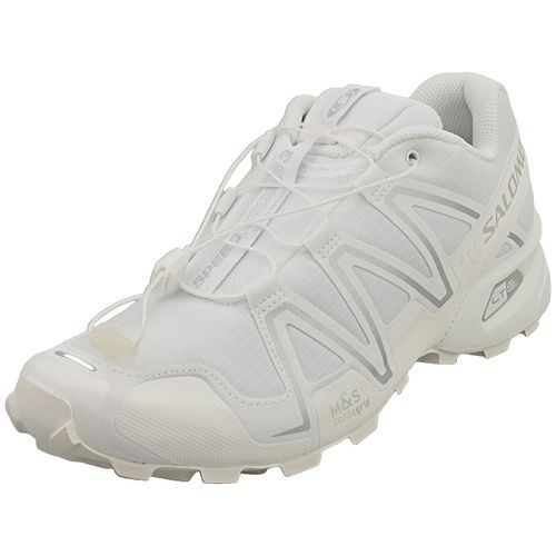 Chaussures Salomon Speedcross 3 Blanc Argent Baskets Unisexe