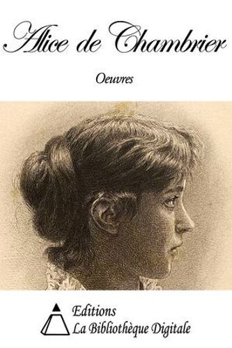 Oeuvres De Alice De Chambrier