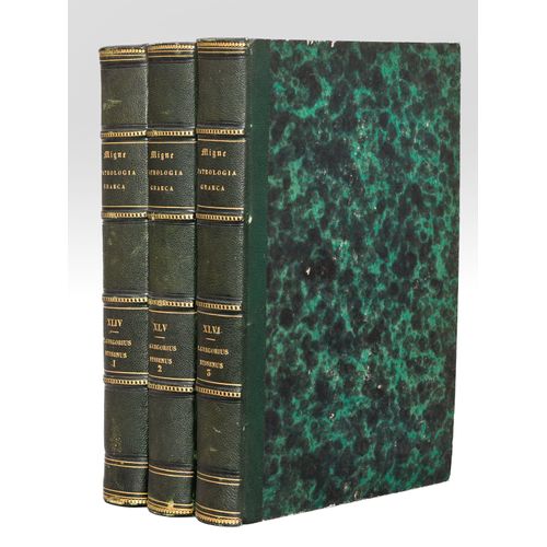 S.P.N. Gregorii Episcopi Nysseni Opera Quae Reperiri Potuerunt Omnia (3 Tomes - Complet). Patrologiae Cursus Completus. Series Graeca. Tomus Xliv, X