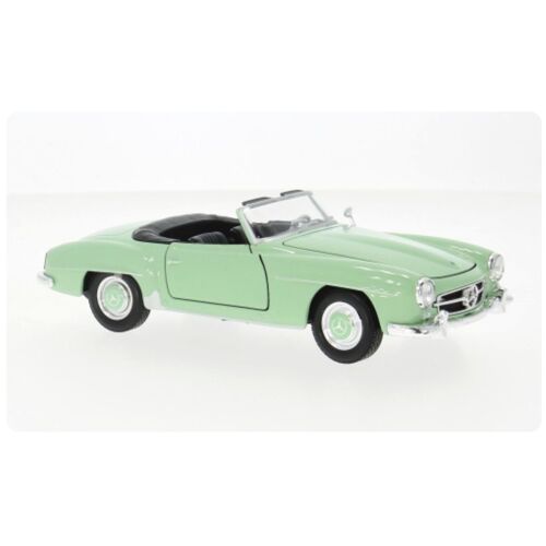 Mercedes 190 SL (W121) Cabriolet vert pale 1955 1/24 Welly