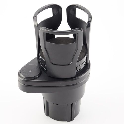 Porte-Gobelet Multifonctionnel 2 En 1, Support Rotatif À 360 Degrés, Porte-Boisson Réglable Avec Accoudoir Pour Siège De Voiture, Organisateur De Boissons