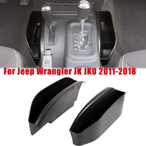 Boîte De Rangement De Changement De Vitesse, Boîte De Rangement De Changement De Vitesse De Voiture Console Centrale Organisateur Plateau Poche Latérale Rangement De Téléphone Pour Jeep Wrangler Jk Jk