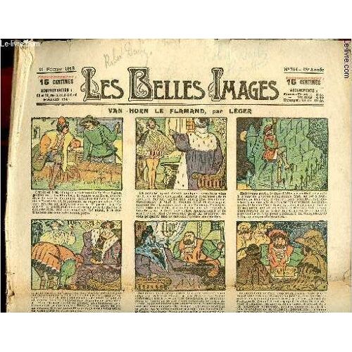 Les Belles Images N° 704 - 21 Février 1918 - Van Horn La Flamand