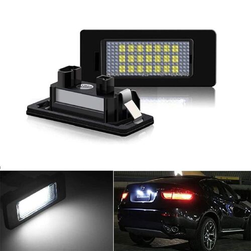 Lumière De Plaque D'immatriculation Arrière Led 7000k, Pour Bmw Série 3 5 E39 E60 E61 E82 E88 E90 E91 E92 F30 F31 F32 F34