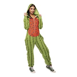 Déguisement Pastèque À Capuche Femme