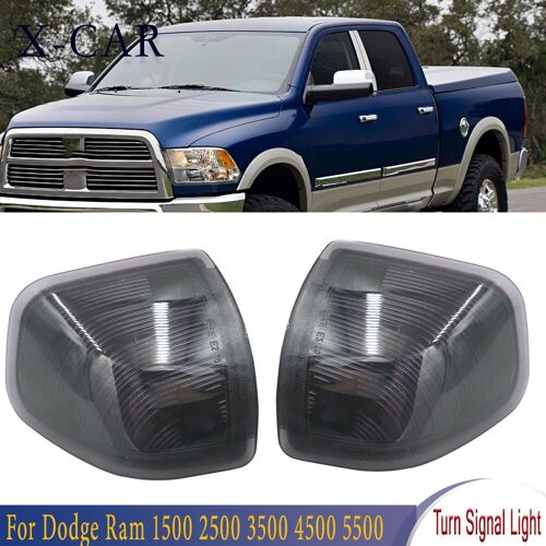 Lentille De Clignotant De Rétroviseur Extérieur Led Pour Dodge Ram X-Car, 1500, 2500, 3500, 4500, 68302828aa, 68302829aa, 5500