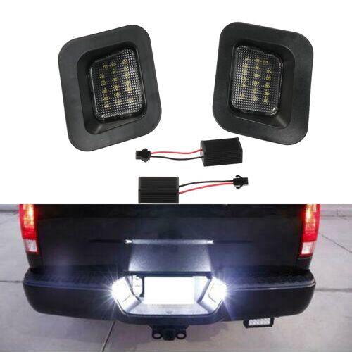 2 Pcs Voiture Pare-Chocs Arrière Feux De Plaque D'immatriculation Led Lampes Pour Dodge Ram 1500 2500 3500 2003 2004 2005 2006 2007-2017 2018