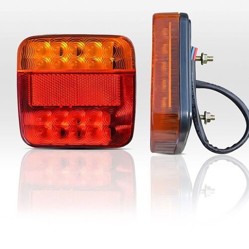 Feu Arrière Led Dc 12v Pour Voiture, Camion, Clignotant, Phare Arrière, Pièces De Remorque Étanches