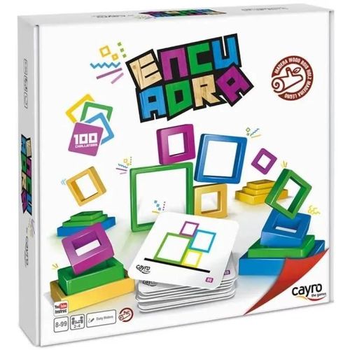 Jeu D'adresse Cayro Encuadra - Multicolore - 27x27x6,5 Cm
