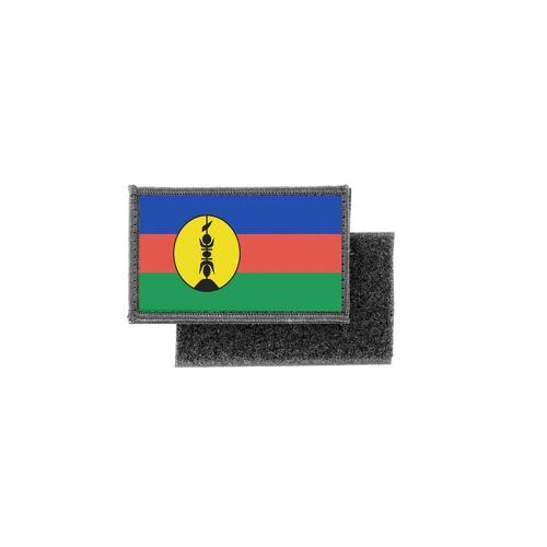 Patch Ecusson Imprime Badge Drapeau Nouvelle Caledonie Kanaky
