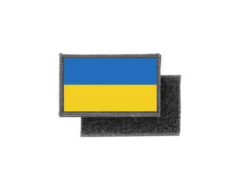 Patch Ecusson Imprime Badge Drapeau Ukraine Ukrainien