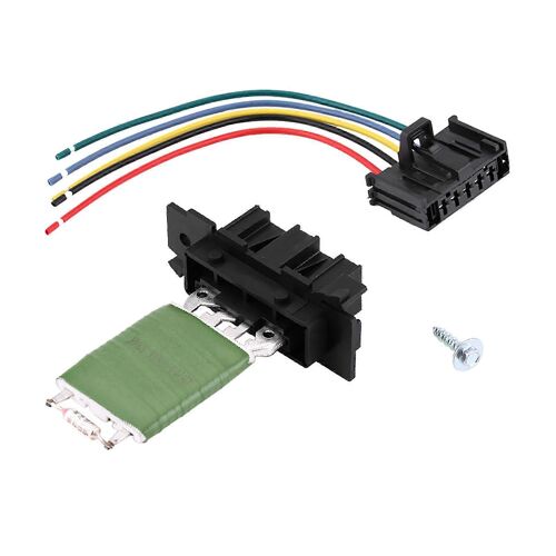 Résistance De Ventilateur De Ventilateur De Ventilateur De Moteur De Chauffage Avec Harnais De Prise De Réparation De Câblage Pour Fiat Grande Punto Qubo