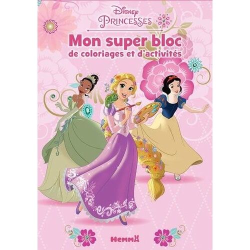 Mon Super Bloc De Coloriages Et D'activités Disney Princesses