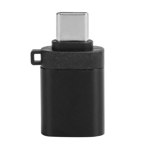 USB3.0 Femelle vers TypeC Adaptateur Convertisseur Données de charge OTG Tête d'étirement sans chaîne (Noir)