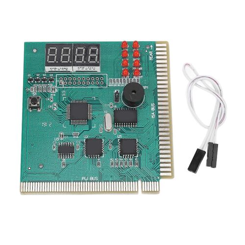 Carte de diagnostic PC 4 chiffres Standard PCI ISA Port Double POST Code Affichage Carte de diagnostic de bureau pour PC Carte mère