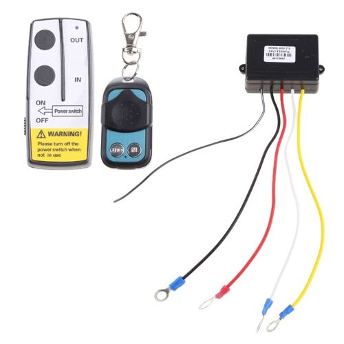 652f Kit De Télécommande Sans Fil Combiné Pour T.U.K. D'atv Suv Treuil Avertir Ramsey 24v