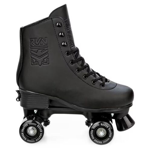 Patin A Roulettes Embos Taille Modulable Raven Adulte Enfant Mixte 35 Au 38 Noir