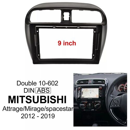 Kit Écran 9 Pouces De L'autoradio Fascia, Pour Mitsubishi Mirage Space Star 2012-2019