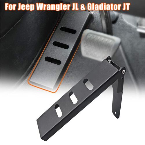 Pédale De Frein De Voiture En Métal, Repose-Pieds Latéral Gauche Réglable, Pour Jeep Wrangler Jl 2018 2019 2020 Et Gladiateur Jt 2020