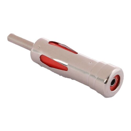 Adaptateur universel rouge ISO vers DIN mâle pour voiture, adaptateur d'antenne stéréo pour véhicule DIN