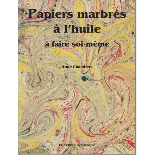 Papiers Marbrés À L'huile À Faire Soi-Même