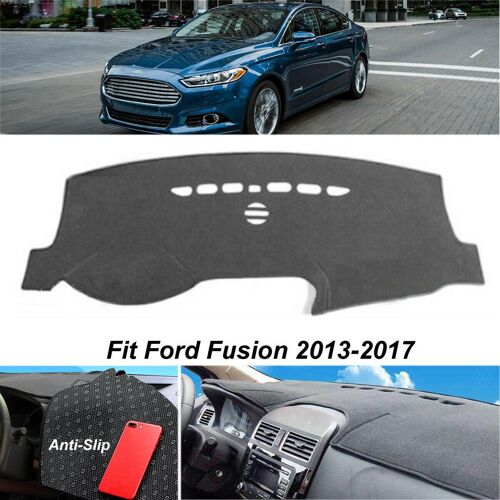 Couverture De Tableau De Bord De Voiture Pour Ford Fusion 2013 ¿ 2017, Tapis De Tableau De Bord Antidérapant, Pare-Soleil, Accessoire De Protection