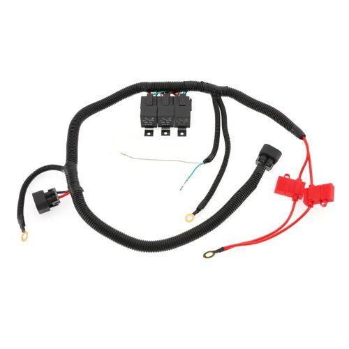 Kit De Harnais De Fil De Ventilateur De Refroidissement Électrique, Mise À Niveau Du Harnais De Câblage De Ventilateur Électrique Double 200mm Pour Contrôle Ecu 1999 ¿ 2006