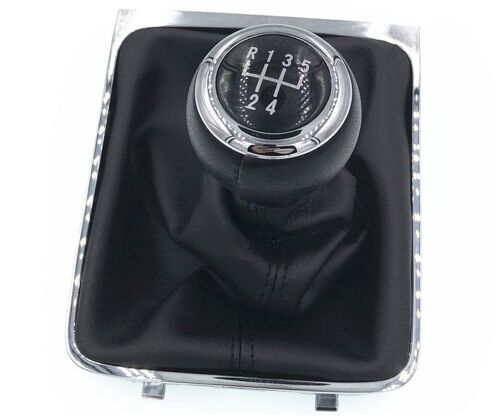 Pommeau De Levier De Vitesse Avec Guêtre Pour Vw Passat B6, Haute Qualité, 5/6 Vitesses, Cadre De Couverture De Démarrage, Pour Modèles 2005/2006/2007/2008/2009/2010/2011
