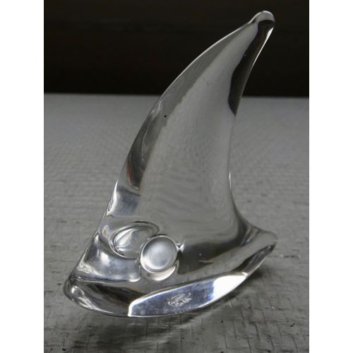Petit poisson en cristal "Daum Nancy"