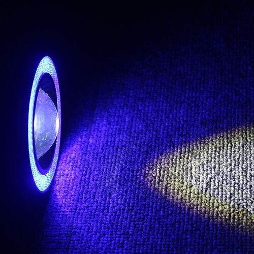 Feu Antibrouillard Led Cob Angel Eyes, 1 Paire, Phare Avant Drl Pour Golf Jetta Civic Jazz 64mm 76mm 89mm