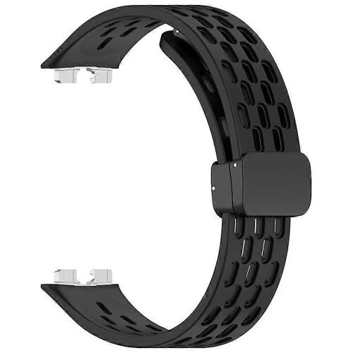 Bracelet De Montre À Boucle Déployante Pour Huawei Band 10/9/8 (Noir)