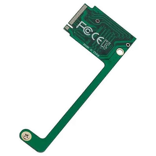 Adaptateur de mise à niveau de disque dur portable, plaque d'adaptation 90 degrés PCIe 4.0 M2, accessoires pour Rog Ally (longue)