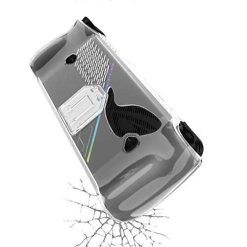Housse De Protection Pour Console De Jeu Portable, Étui De Protection Transparent En Tpu Avec Support, Accessoires Pour Asus Rog Ally X