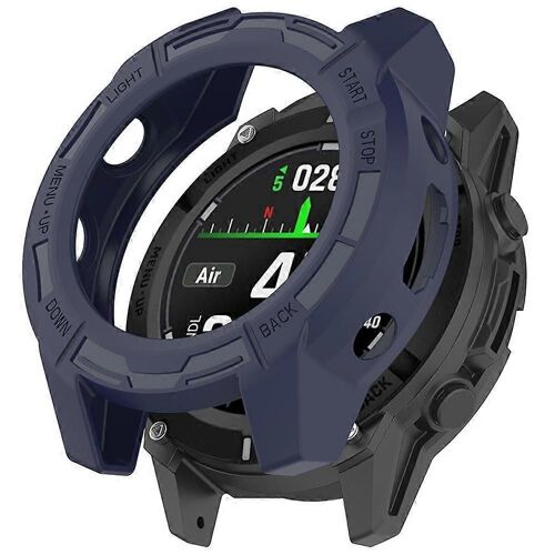 Étui de protection Armor pour montre Garmin Descent G2/G1/G1 Solar/G1 Solar Letel (bleu nuit)