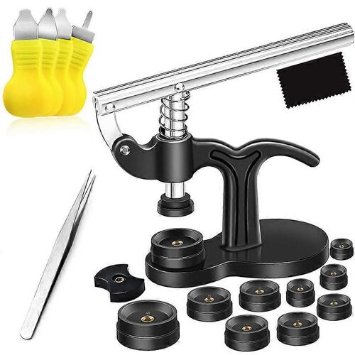 Kit D'outils De Réparation De Montres, Abaisseur De Couvercle Arrière, Abaisseur De Couvercle De Montre, Outil De Remplacement De Batterie, Abaisseur, Ensemble De 19 Pièces