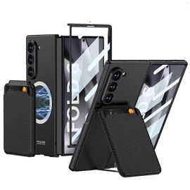 Étui Magnétique Pour Cartes De Visite Pliable 5, Accessoire Simple 2 En 1 Pour Samsung Galaxy Z Fold5/Fold6