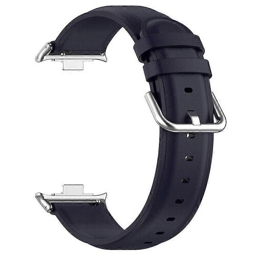 Bracelet De Montre En Cuir À Bout Rond Pour Xiaomi Band 9pro/Redmi Watch4