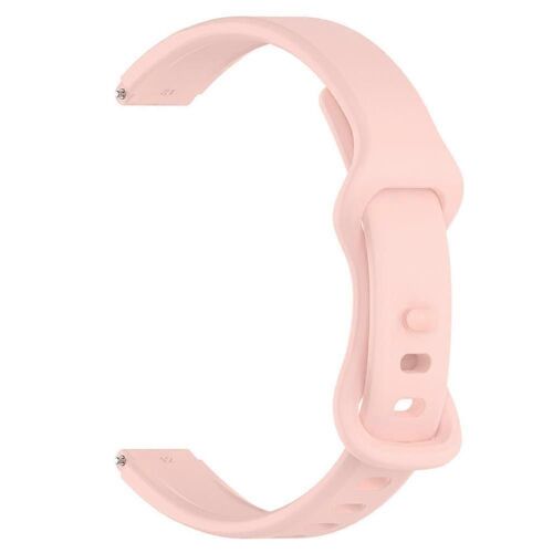 Bracelet De Montre En Silicone De 12 Mm, Compatible Avec Tous Types De Têtes Et De Cadres De 12 Mm, Boucle Papillon À Huit Branches (Rose Clair)