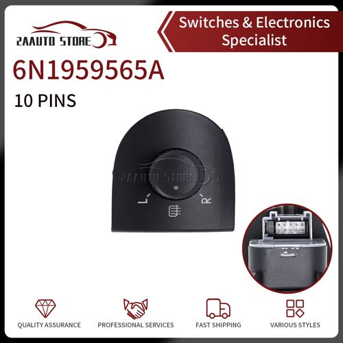 Bouton De Commutateur De Rétroviseur Latéral De Voiture, 10 Broches, Pour Volkswagen Vw Lupo Pour Polo
