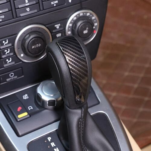 Couvercle De Pommeau De Levier De Vitesse, Garniture Décorative En Fiber De Carbone Pour Accessoires Land Rover Freelander 2 2007 ¿ 2012