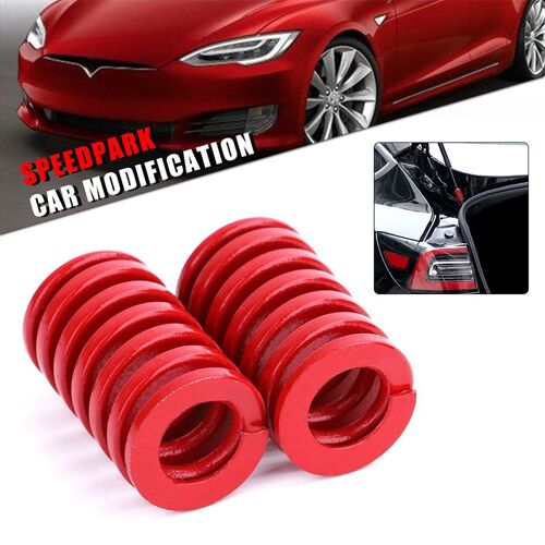 Ressort Rouge De 25mm Pour Coffre Arrière De Tesla Modèle 3, 2 Pièces