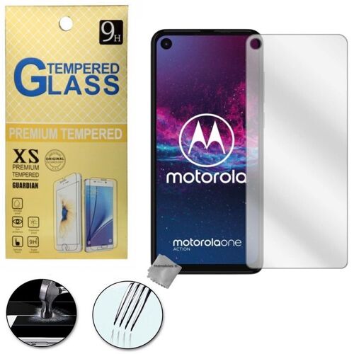 Film de protection vitre verre trempe transparent pour Motorola One Action