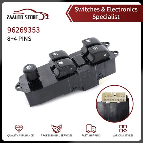 Bouton Interrupteur De Commande De Lève-Vitre Latéral, Accessoires De Voiture, Pour Daewoo Nubira 96269353 96269354 Lhd, 96190771