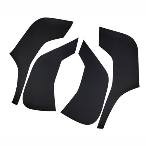 Autocollant Anti-Coup De Pied, 4 Pièces/Ensemble, Motif En Fibre De Carbone Pour Modèle Y, Accessoires D'intérieur Auto